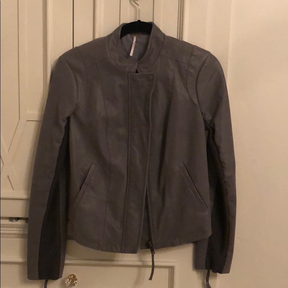Free people grey jacket